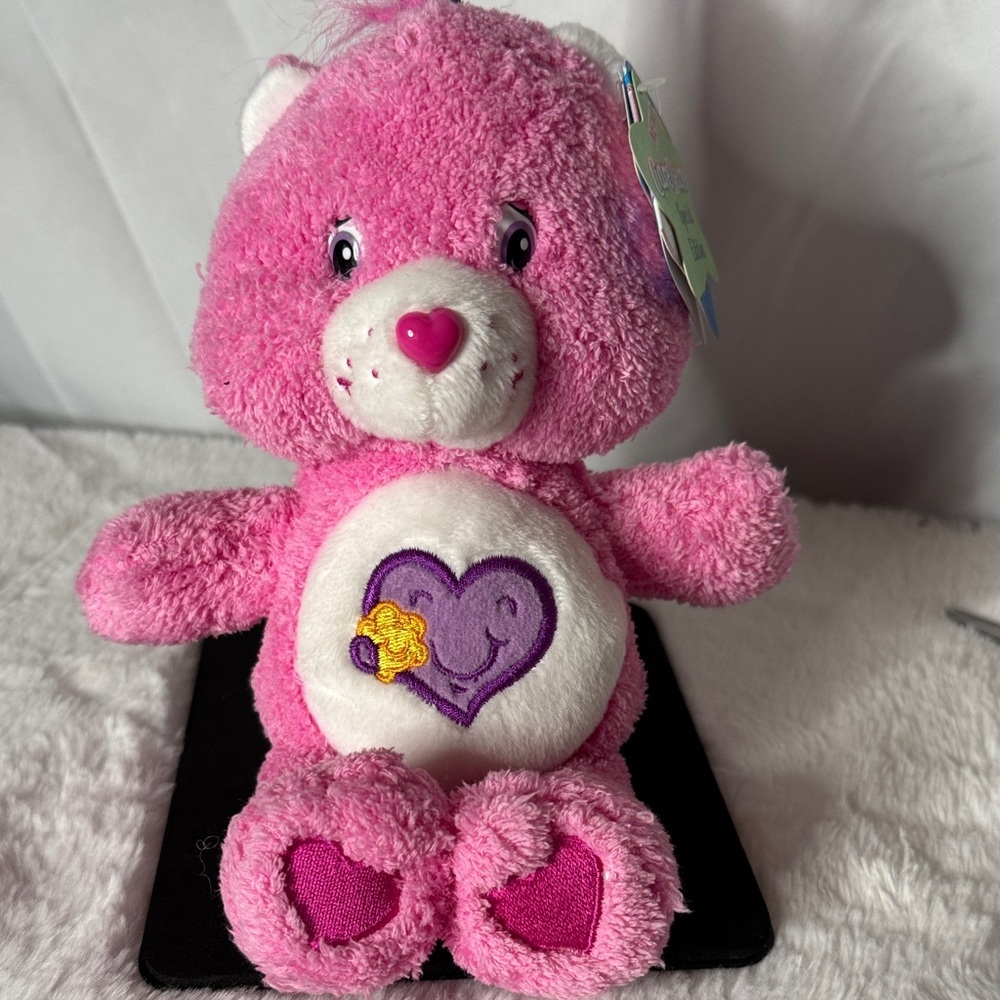 Care Bears Take Care Bear 7” Plush NWT Special Edition Fluffy Lil Series 2